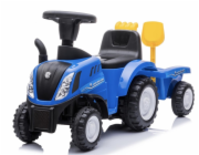 Hračkářský tlačný traktor NEW HOLLAND 658T, modrý