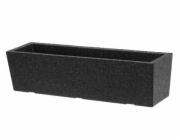 Plastový hrnec 4LIVING 291124, černý, 50×14×13 cm