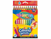 Barevné tužky COLORINO JUMBO 51859PTR, 12 barev