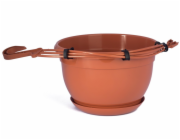 Forma hrnce Plast MALTA, plast, O 170 mm, St. Hnědý