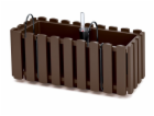 Hrnec Prosperplast Boardee, O 38 x 18 cm, hnědý