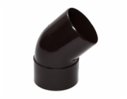 Koleno svodové 45O, PVC, O 80 mm, hnědé