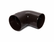 Koleno svodové 87O, PVC, O 80 mm, hnědé