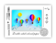 Barevný oboustranný papír SMLT, A4, 8 listů