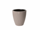 Hrnec FORM PLASTIC MIKA, plast, H 38,5 cm, hnědý sp.