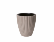 Hrnec FORM PLASTIC MIKA, plast, H 38,5 cm, hnědý sp.