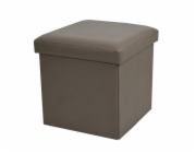 Pouf Domoletti XYF1368B, šedý, 38 cm x 38 cm x 38 cm