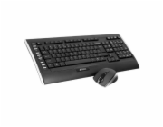 A4tech 9300F set bezdr. kláv. + bezdr. V-Track optická myš,CZ/US, USB