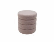 Pouf kulatý hs522-1 37x37x40 cm růžový