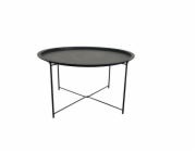 Konferenční stolek Domoletti Feline, černý, 75 x 75 x 42,3 cm