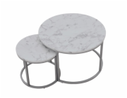 Set konferenčního stolku Domoletti, 38-60x38x34-40 cm