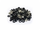 Montážní sada  M6  (50ks / bal.) - 12mm BLACK