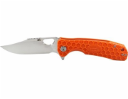 Honey Badger  Clippoint Malý oranžový nůž HB4080