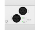 Síťový zvukový vstupní panel Audac  NWP220/W – 2 x XLR + ...