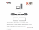 Club3D Kabel DisplayPort 2.1 na DisplayPort 2.1, VESA DP8...