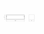 Ventilační manžeta EUROPLAST KS25, 220 x 55 mm