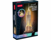 CubicFun - Puzzle 3D s LED Noční edice: Empire State Building 37 dílků