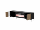 Cama RTV skříň MERCI 180 x 40 x 53,5 cm černá/dub artisan...