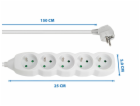 Esperanza ELK207W napájecí prodlužovačka 1,5 m 5 AC zásuv...