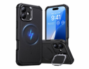 Cyber Tough (HaloLock) ESR case with stand for iPhone 16 Plus (black)