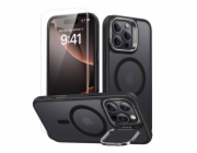 ESR Hybrid Case (HaloLock) for iPhone 16 Pro with screen protection kit (black)