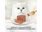 Konzervy pro kočky Gourmet Gold, s hovězím masem, 85 gr