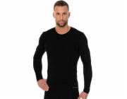 Brubeck LS01120A Pánské tričko s dlouhým rukávem černé L