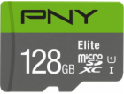 Karta PNY Elite MicroSDXC 128 GB Class 10 UHS-I/U1 A1 V10...