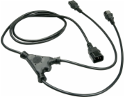 Lindy napájecí kabel typu Y, 1xIEC320 C14 - 2xIEC320 C13, 2m (30039)