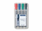 Fix na flipchart Staedtler LUMOCOLOR, 4 barvy v pouzdře (...
