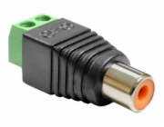 Delock Terminal Block AV adaptér černý (65418)