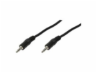 Kabel LogiLink Jack 3,5 mm – Jack 3,5 mm 2 m černý (CA1050)