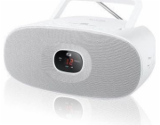 Muse MD-202RDW Bílý rádiový přehrávač, Přenosný rádiový CD přehrávač