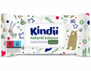 Kindii Natural Balance vlhčené ubrousky pro kojence a děti 60 ks.