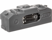 Hager M/BK/K1/K5/IP44/Q1/ARSYS/B1/B3/B7 SKLENĚNÁ ŠEDÁ GLOW VLOŽKA 0,9MA 230V - 160002