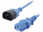Lindy počítačový napájecí kabel, 0,5 m, modrý (30470)