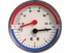 Afriso Thermomanometer TM 80 ax, fi80 mm, 0÷6 bar, 20÷120...