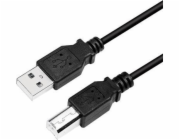 LogiLink USB-A - USB-B kabel USB 2 m černý (CU0007B)