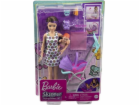 Barbie chůva GXT34 - Set panenky s kočárkem + miminko 