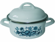 Rendlík smalt 2,2 l s pokličkou dekor Cibulák 18 cm