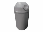 Koš odpadkový 50 l Din Don bílý