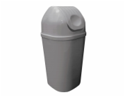 Koš odpadkový 50 l Din Don bílý
