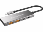 Adaptér AV Conceptronic CONCEPTRONIC Dock USB-C->2xUSB-C,...