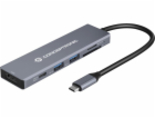 Conceptronic AV adaptér CONCEPTRONIC Dock USB-C->HDMI, 2x...