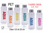Láhev na pití 500 ml s uzávěrem plast dekor