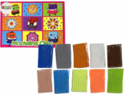 LeanToys sada umělecké hlíny, modelovací hmoty, 10 barev