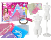 Kreativní umělecká sada LeanToys pro tvorbu šatů