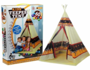 LeanToys Tipi Stan Indický domeček na hraní + 60 míčků 155 cm