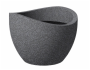 Hrnec Scheurich Granit, plast, O 60cm, tmavě šedý