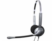EPOS SH 330 Sluchátka s mikrofonem Kabel Přes hlavu Kancelář / call centrum Černá, Stříbrná